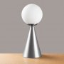 Gondol bordslampa - Silver/vit