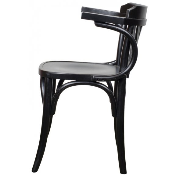 Bistro karm trästol - Svart Bistro karm trästol - Svart