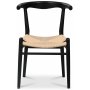 Matgrupp Pegani matbord i marmor inkl 6 st Berit matstol - Mrk marmor/natur repsits