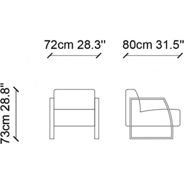Chocolate fåtölj - Cream Chocolate fåtölj - Cream