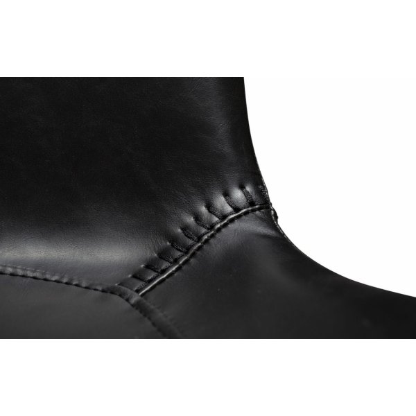 Hype barstol - Vintage svart PU Hype barstol - Vintage svart PU