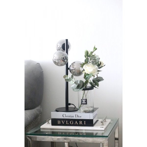 Molekyl bordslampa - Svart/rkgr