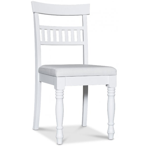 Paris matstol - Vit/Beige