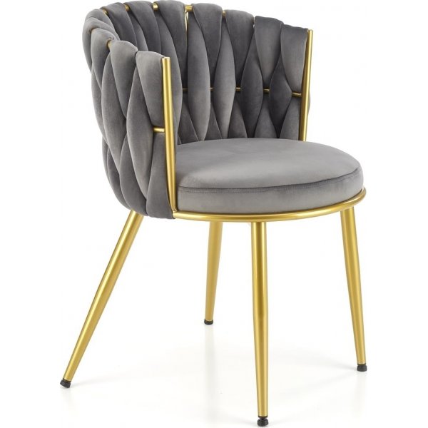 Cadeira matstol 517 - Grå/guld Cadeira matstol 517 - Grå/guld