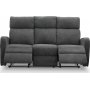 Montana elektrisk 3-sits reclinersoffa - Gr tyg
