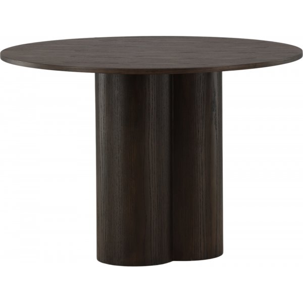 Table à manger ronde Olivia 110 cm en daim Table à manger ronde Olivia 110 cm en daim