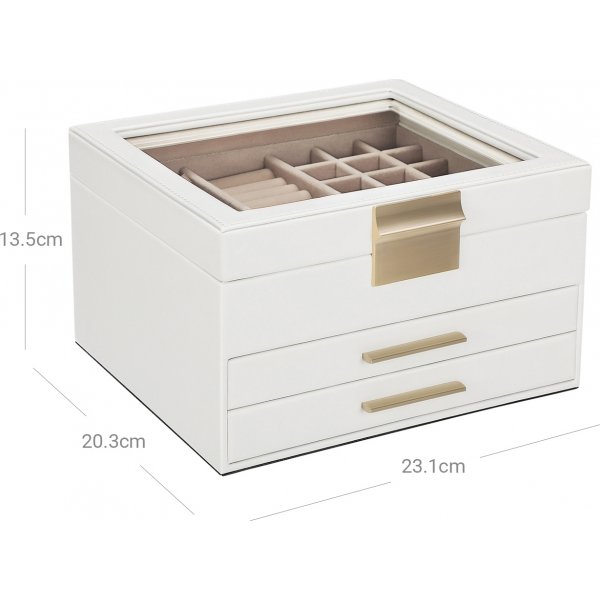 Opaal sieradendoosje - Zwart Opaal sieradendoosje - Zwart