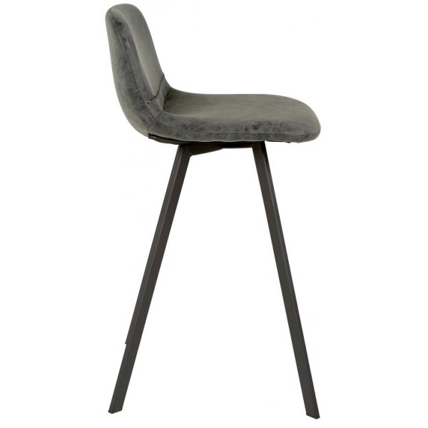 Elisa barstol - Mörkgrå vintage PU Elisa barstol - Mörkgrå vintage PU