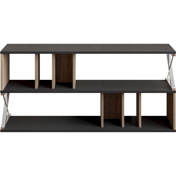 Termas TV-b�nk - Svart/krom