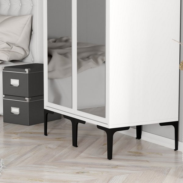 Armoire Kumsal 4 Blanc Armoire Kumsal 4 Blanc