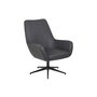 Basildon svngstol - Svart (Microfiber)