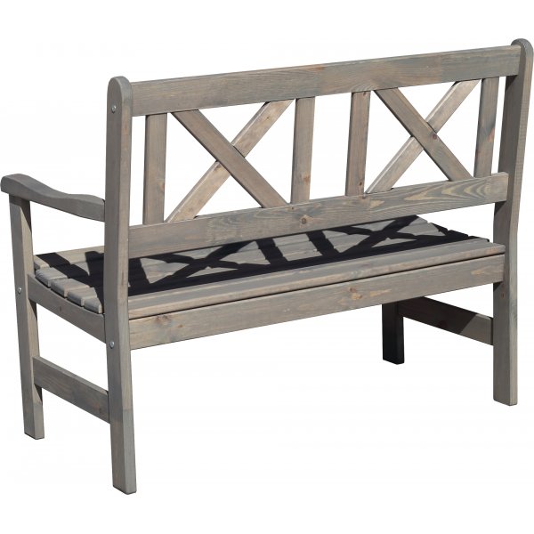 Europe trädgårdsbänk 2-sits - Grå Europe trädgårdsbänk 2-sits - Grå