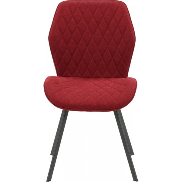 Greta matstol - Röd tyg Greta matstol - Röd tyg