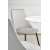 Marco matbord 90 cm - Vit marmor/svart