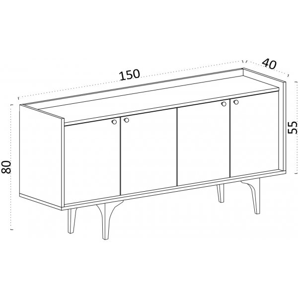 Buffet Navi - Marbre de Carrare Buffet Navi - Marbre de Carrare