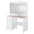 Bureau avec tagre Stephany - Blanc/rose