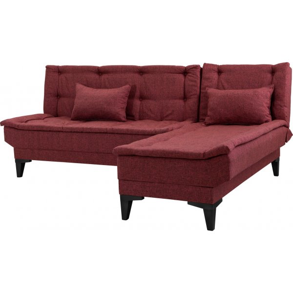 Santo divanbäddsoffa - Vinröd Santo divanbäddsoffa - Vinröd