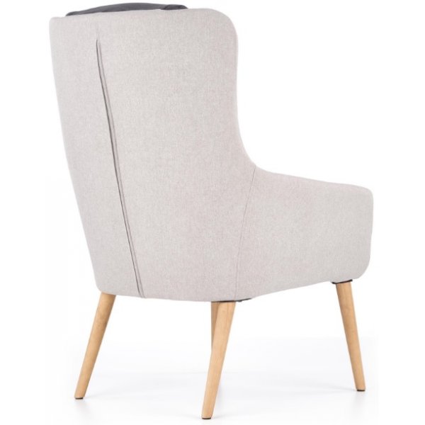 Fauteuil Walter - Gris (Tissu) Fauteuil Walter - Gris (Tissu)