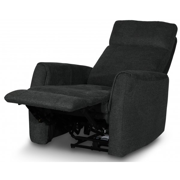 Fåtölj elektrisk ställbar mörkgrå + Fläckborttagare för möbler Fåtölj elektrisk ställbar mörkgrå + Fläckborttagare för möbler