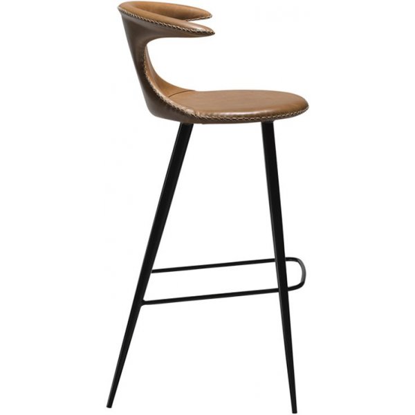 Flair barstol i Brunt läder SH 77 cm Flair barstol i Brunt läder SH 77 cm