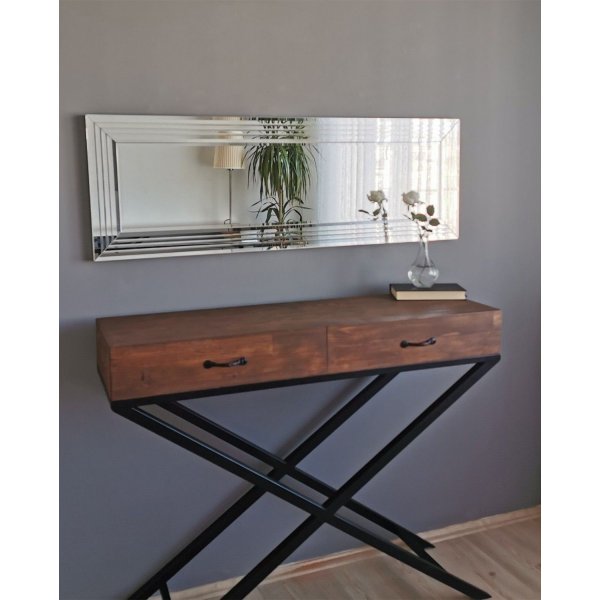 Adonis spiegel 120x40 cm - Zilver