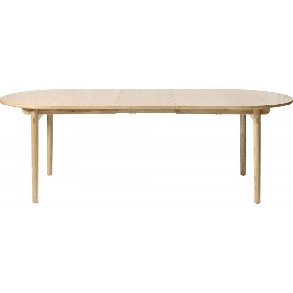 Table  manger ovale Bubble en chne huil 190 cm ( rallonge 280 cm*)