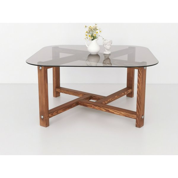 Zen soffbord 80 x 80 cm - Ek Zen soffbord 80 x 80 cm - Ek