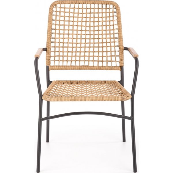 Cadeira eetkamerstoel 457 - Rotan/zwart Cadeira eetkamerstoel 457 - Rotan/zwart