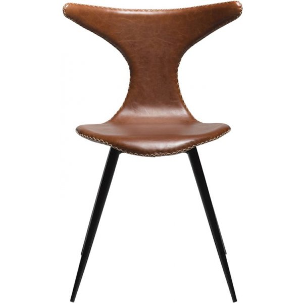 Chaise de salle à manger Dolphin - Marron clair vintage Chaise de salle à manger Dolphin - Marron clair vintage