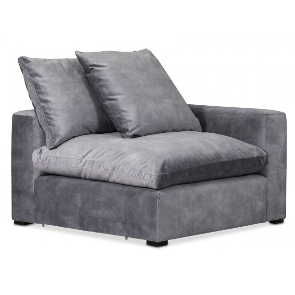 Fiskvik modulftlj hger - Gr Adore Velour