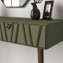 Forest avlastningsbord med spegel 120x 35 cm - Valnt/mrkgrn