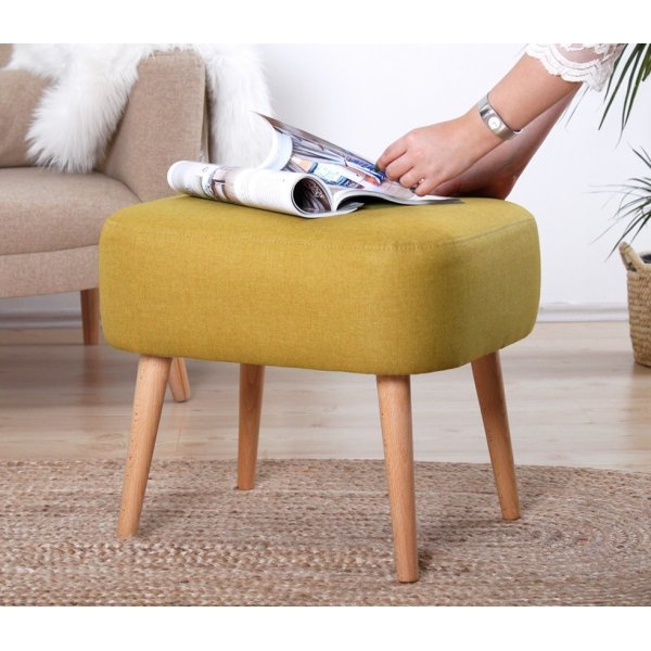 Pouf perroquet - Jaune Pouf perroquet - Jaune