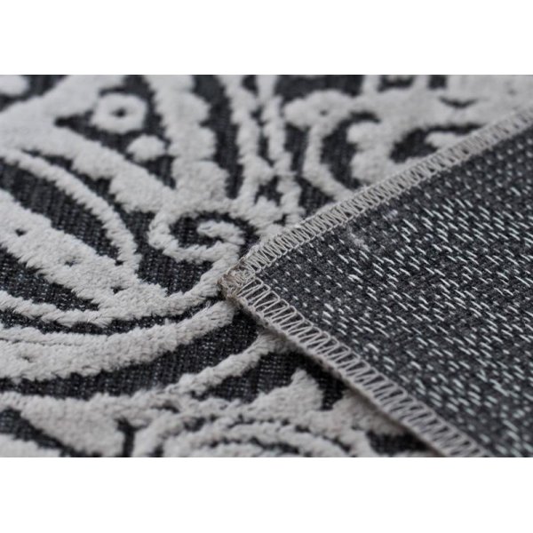 Konstsilkesmatta Kundal - Grå Konstsilkesmatta Kundal - Grå