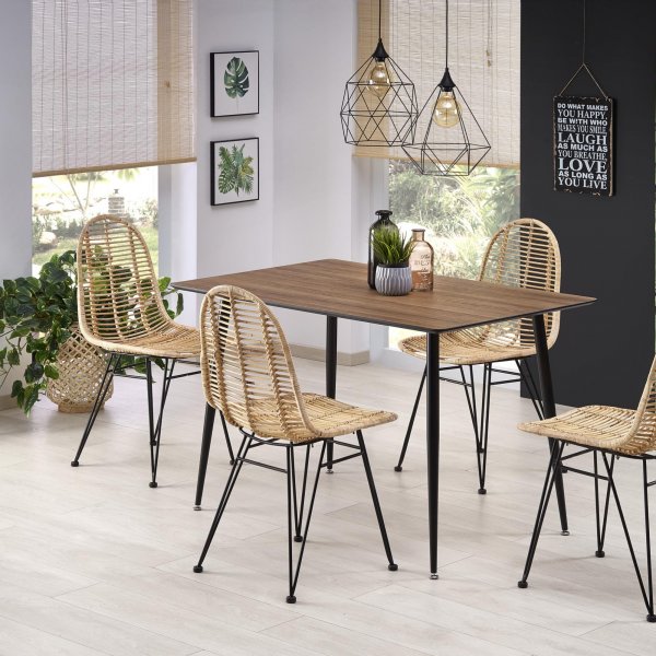 Tami matbord - Ek/svart Tami matbord - Ek/svart