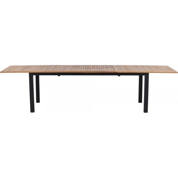 Panama matbord 224 x 100 cm - Svart/Natur Panama matbord 224 x 100 cm - Svart/Natur