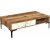 Istanbul salontafel 105 x 60 cm - Walnoot/wit marmer