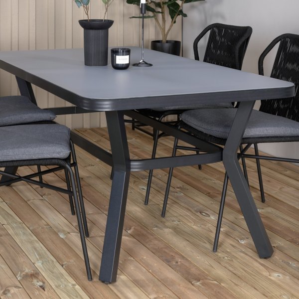 Virya matbord 160 x 90 cm - Svart