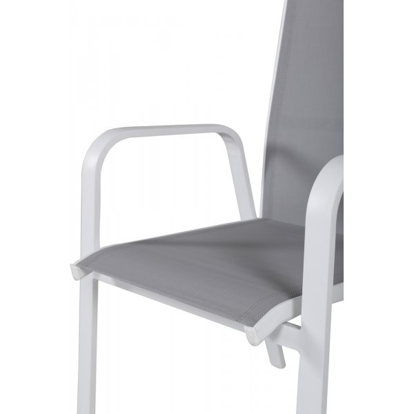 Fauteuil Copacabana - Gris/Blanc