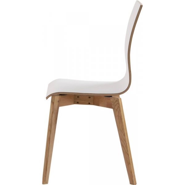 Grace stol vit laminat/ek stol Grace stol vit laminat/ek stol