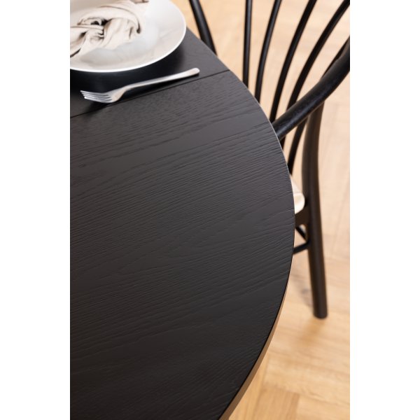 Table à manger A-Line 120-220 x 120 cm - Noir Table à manger A-Line 120-220 x 120 cm - Noir