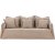 Oskarshamn 3-sits soffa - Beige