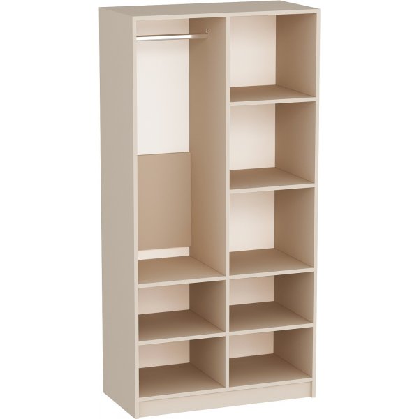 Armoire Newra - Pin/beige Armoire Newra - Pin/beige