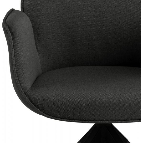 Fauteuil Aura - Gris foncé/noir Fauteuil Aura - Gris foncé/noir
