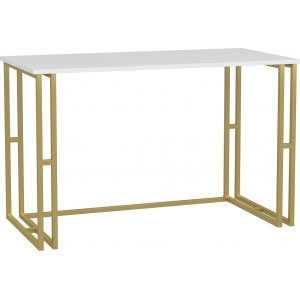 Kane bureau 120 x 60 cm - Goud/wit