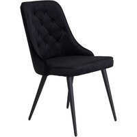 Alice Deluxe matstol - Svart sammet Alice Deluxe matstol - Svart sammet