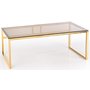 Tekla soffbord - Mssing / Glas