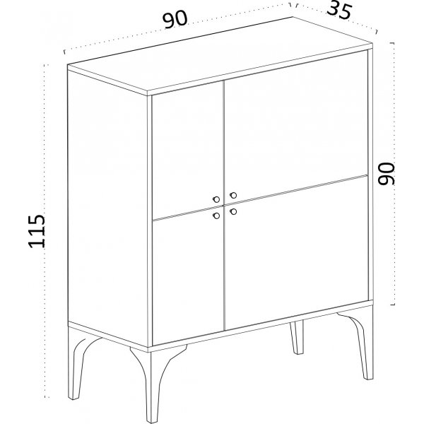 Armoire Capella - Chêne saphir Armoire Capella - Chêne saphir