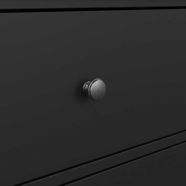 North byrå med 4 lådor - Matt svart North byrå med 4 lådor - Matt svart