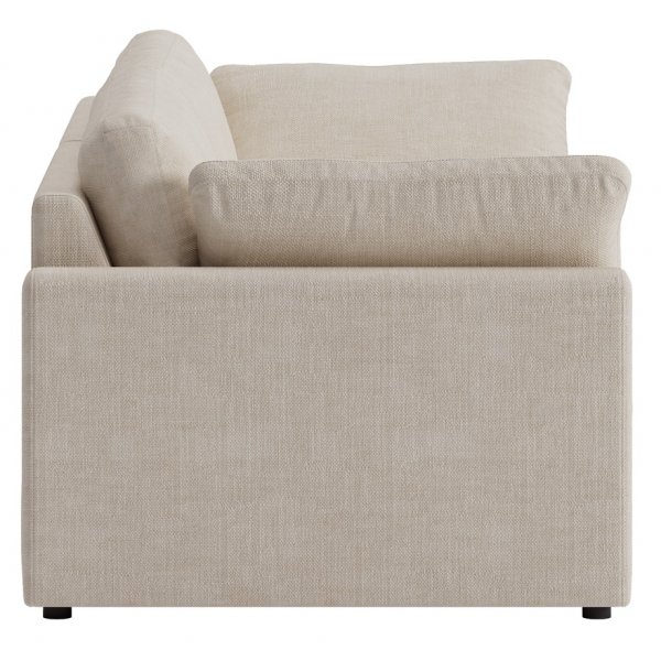 Moby 4-sits soffa 266 cm - Beige soffa + Textilrengöring för möbler Moby 4-sits soffa 266 cm - Beige soffa + Textilrengöring för möbler