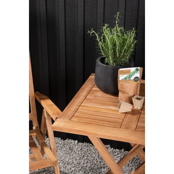 Kenya utematgrupp med 2 st Kenya positionsstolar - Teak Kenya utematgrupp med 2 st Kenya positionsstolar - Teak